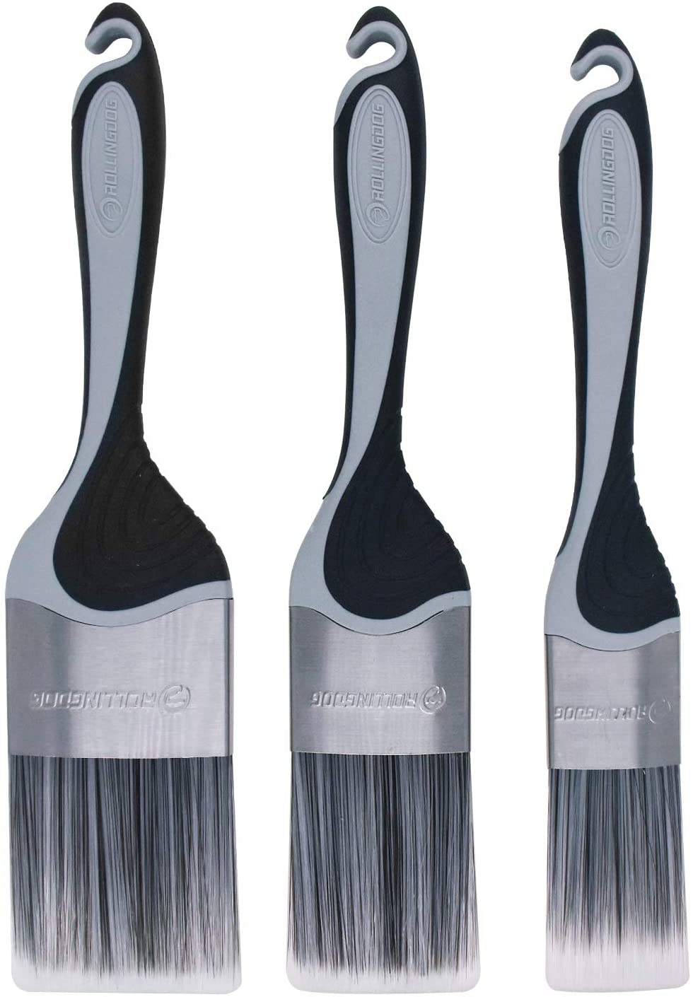 Paint Brush Set Pro Oval 3 pce Rolling Dog