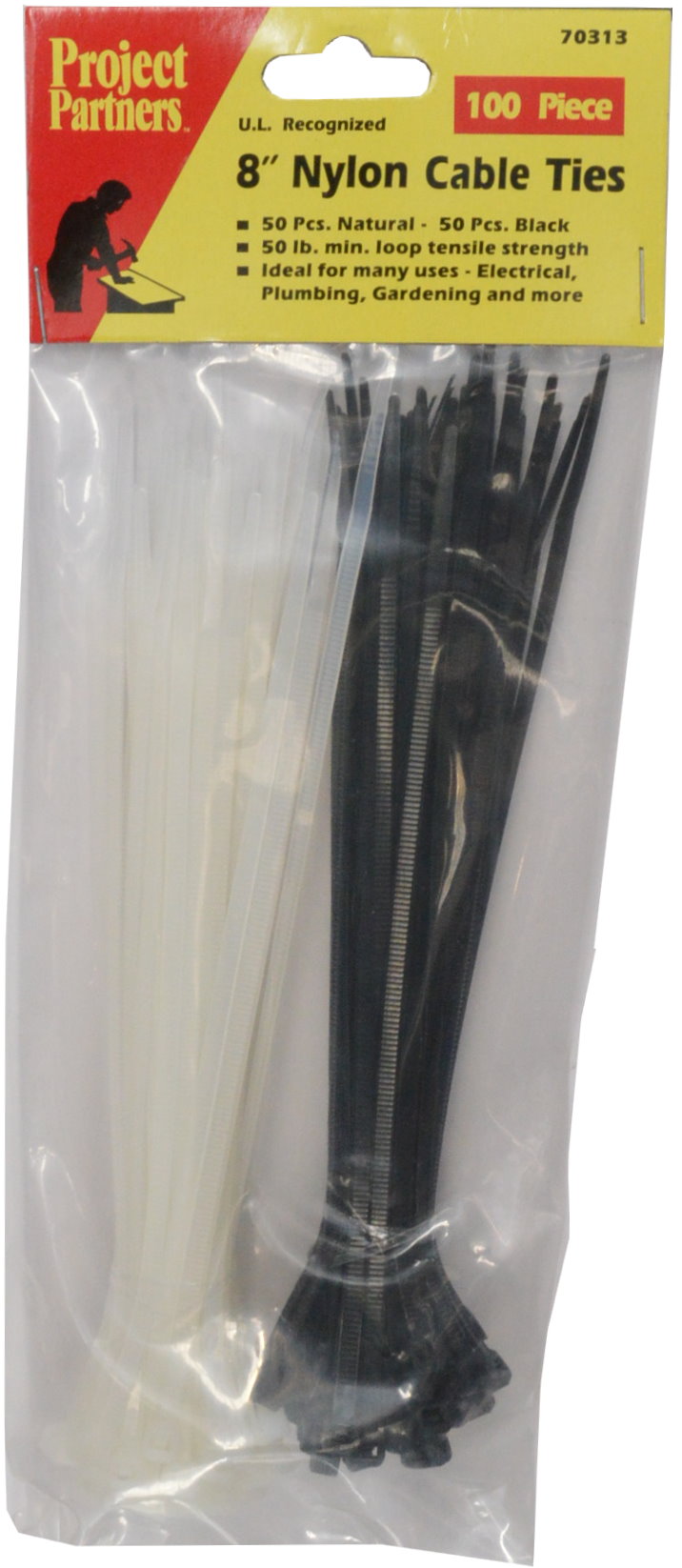 Nylon Cable Ties 100-pce #70313 175mm Allied