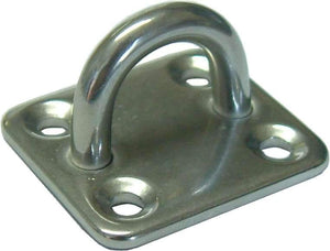 Deck Plate with Eye Stainless Steel #S321 5mm