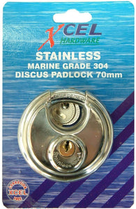 Padlock  - Discus Ptn Stainless Steel 70mm