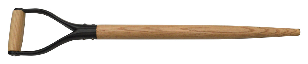 D Shovel Handle - Tapered Ash with Steel Dee