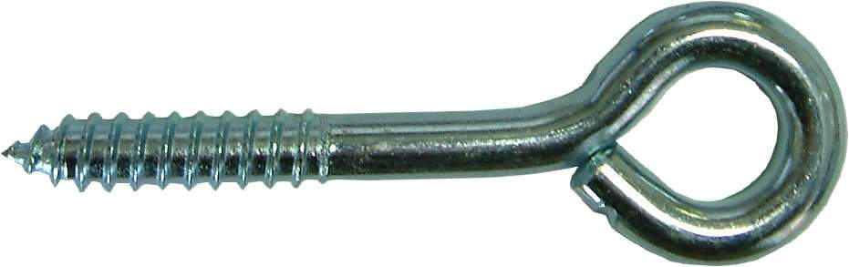 Screw Eye - Zinc Plated #414 3-3/4 x 1/4 inch Hindley