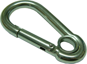 Karabiner Pear Shape with Eye Stainless Steel #2450X 80mm x 8mm Xcel