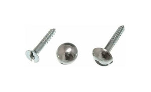 Mirror Screws - CP on Steel #864S 100-pce 38mm x 8g Hipkiss