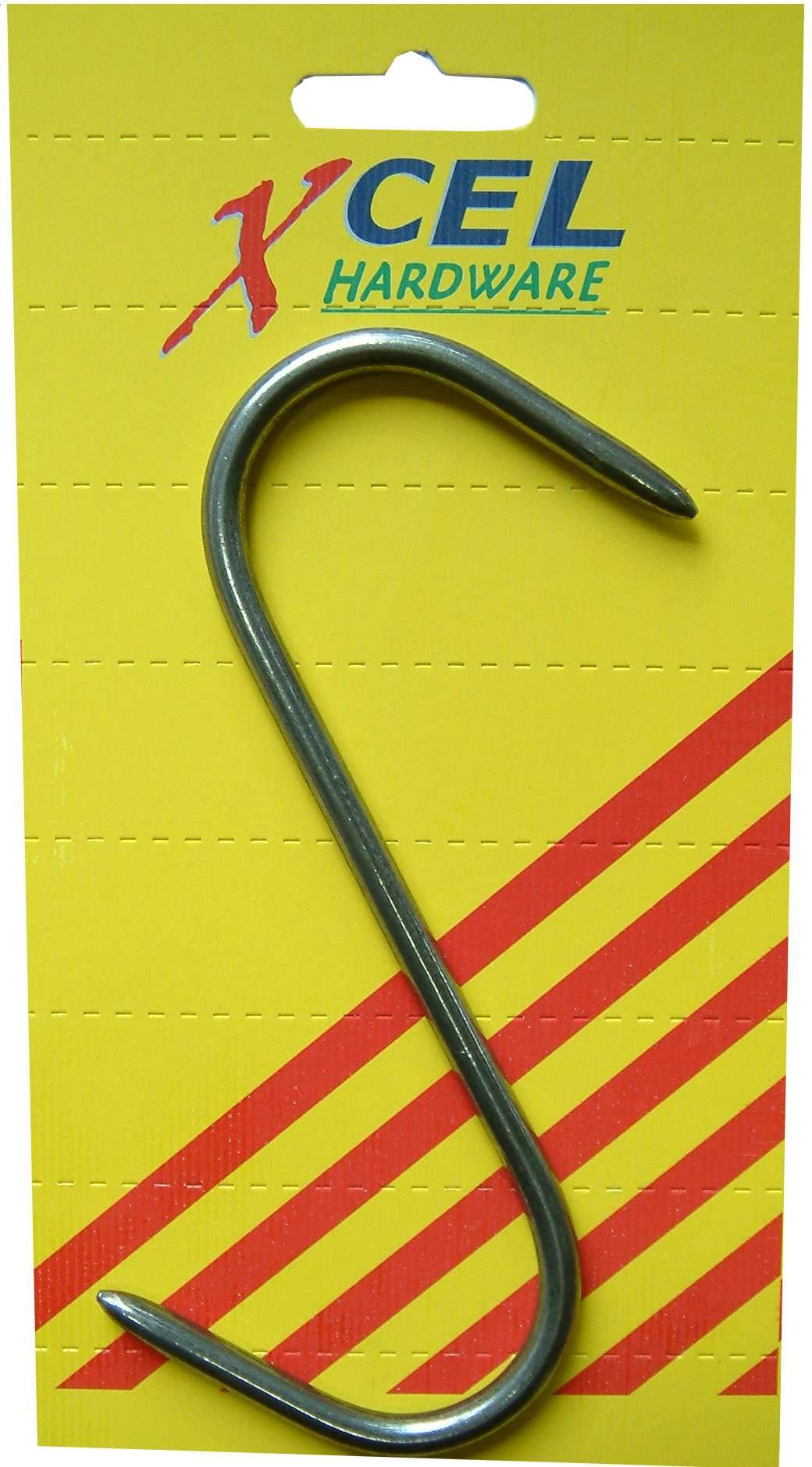 Meat S-Hook Stainless Steel 6mm x 150mm Xcel