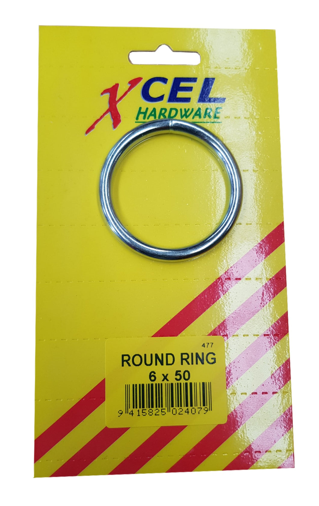 Round Ring 50mm x 6mm Carded Xcel