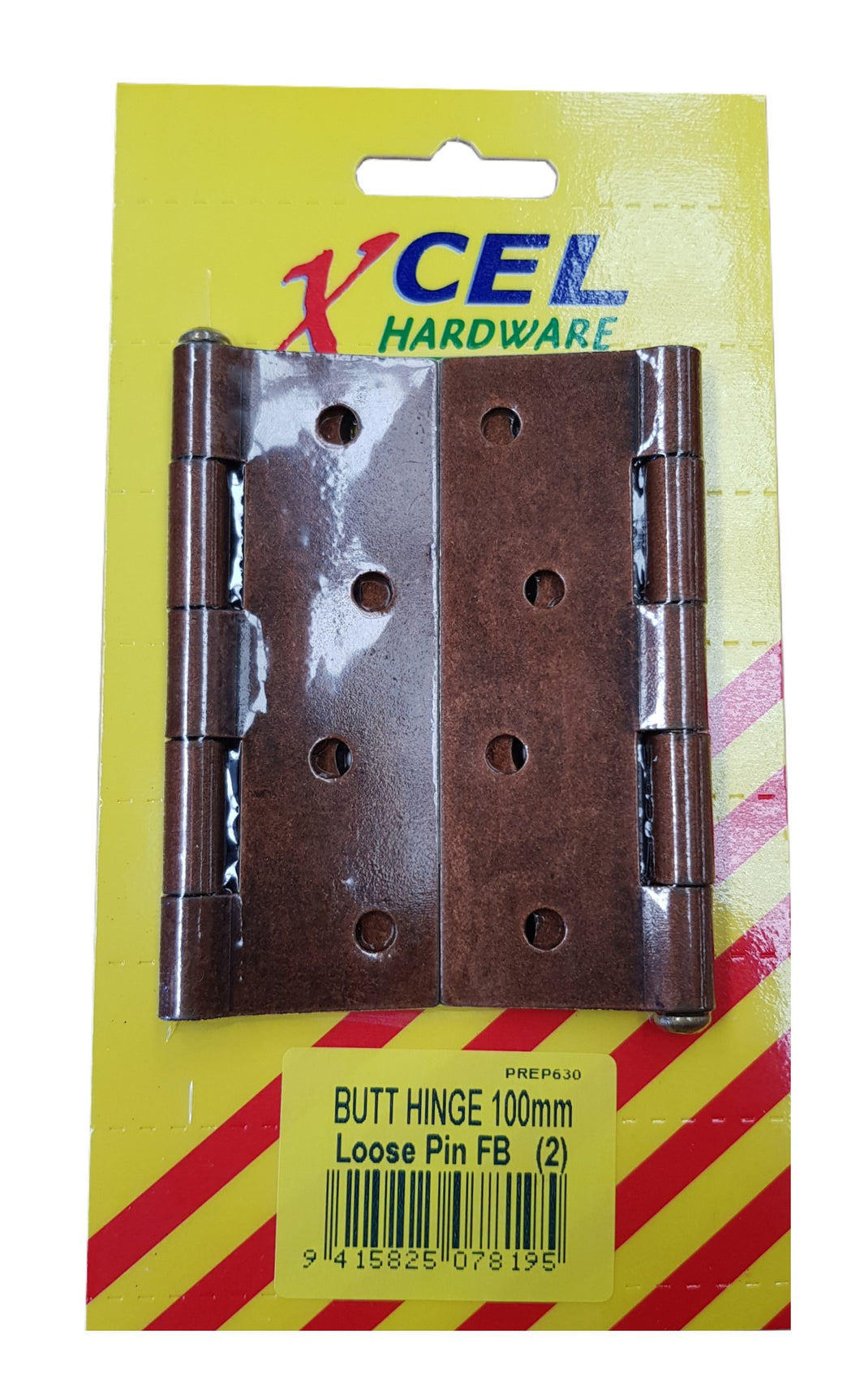 Butt Hinges - FB Loose Pin 2-pce 100mm Carded Xcel