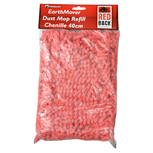 Dust Mop Refill - Earthmover Chenille 400mm Redback