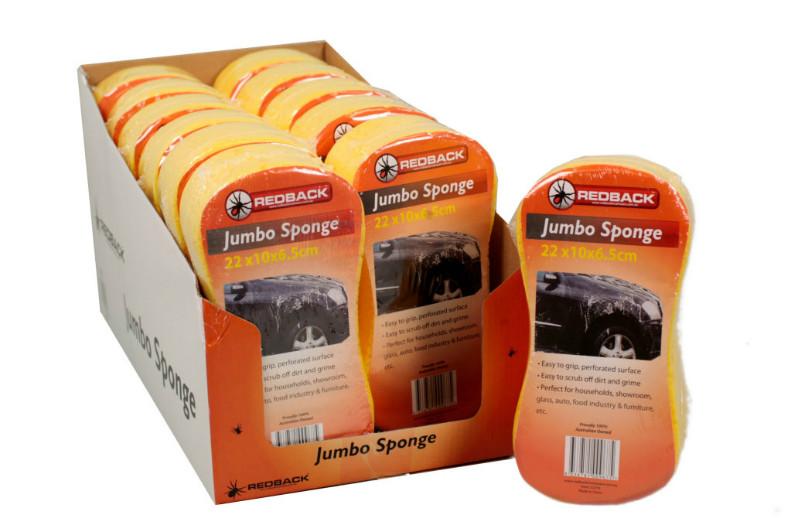 Jumbo Sponge 220mm x 100mm x 65mm Redback