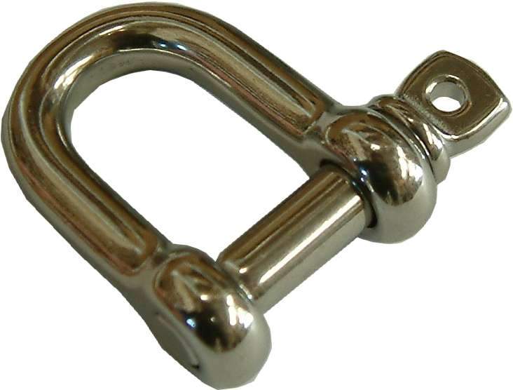 D Shackle Standard Stainless Steel #S360 3mm