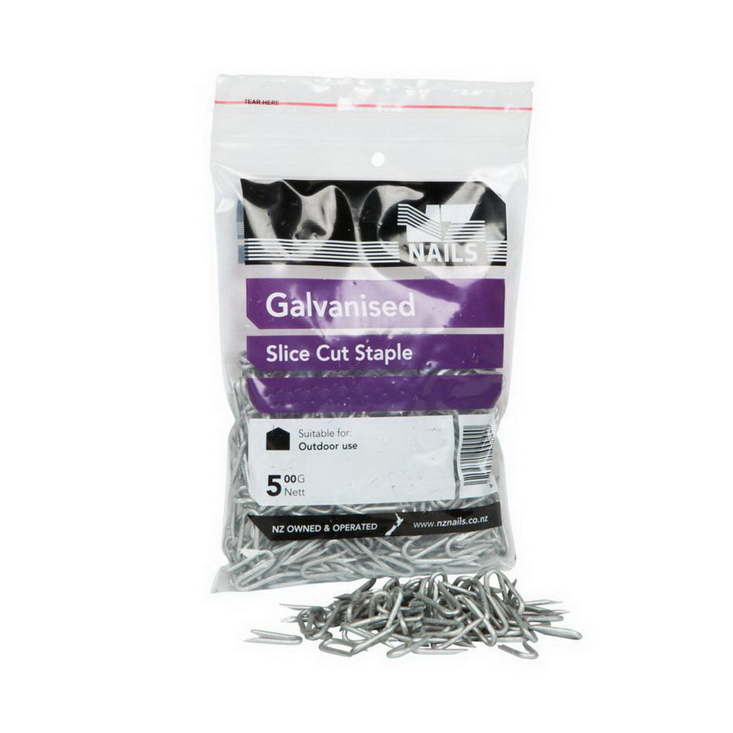 Staples - Galvanised Barbed 500gm 50mm x 4.0mm NZ Nails