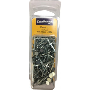 Zinc Tacks - 100gm Pack 25mm Challenge