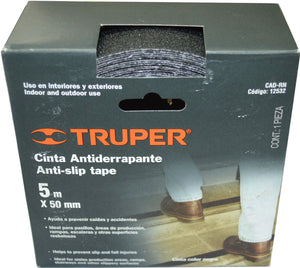 Non-Slip Tape - Black 50mm x 5m Truper