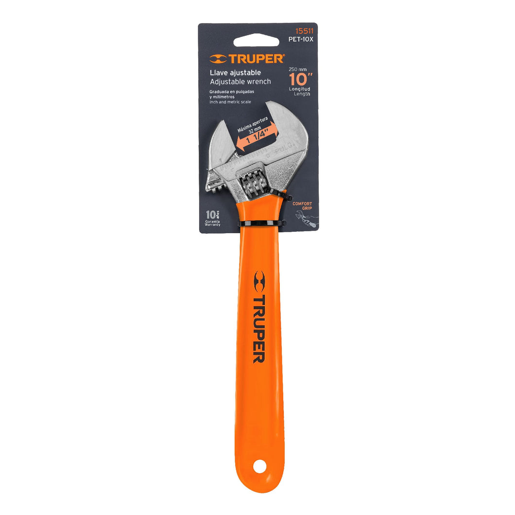 Adjustable Wrench Professional - 250mm Truper Expert