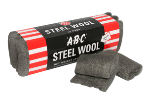 Steel Wool Pads - 12-pce Medium